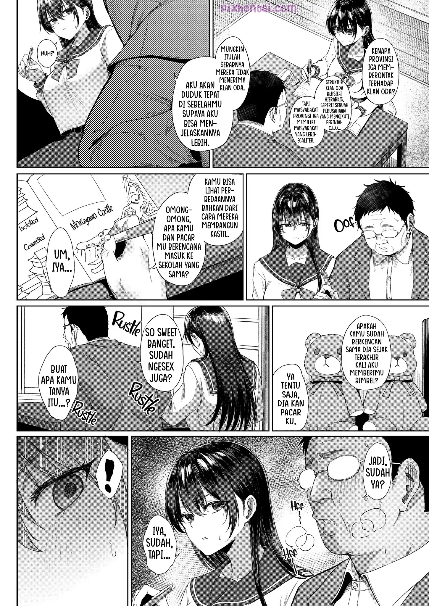 Komik hentai xxx manga sex bokep Bakunyuu Yuutousei ni Hitsuyou na Chinpo no Obenkyou Chuuhen 5